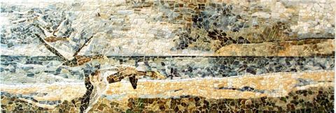 les oies sauvages sont de passage - Collage - Perret Olivier