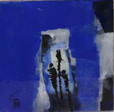 Trois notes - Peinture - Catherine THOMAS