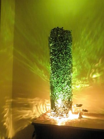 lampe acier  - Artisanat - artmetal
